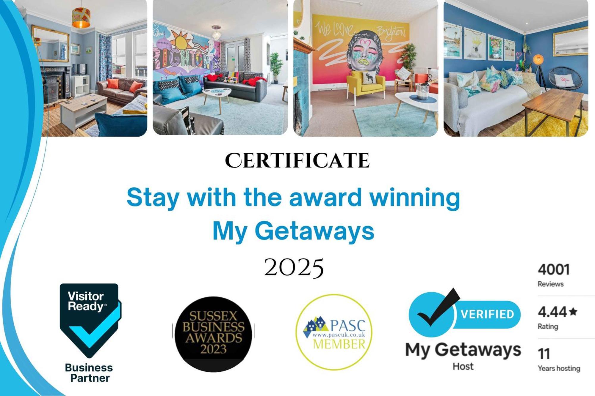 Buzzing Brighton Apartment 3 By My Getaways Exteriör bild